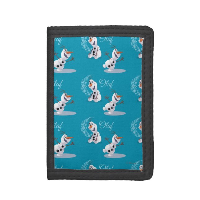 Olaf | Wave of Snowflakes Trifold Wallet (Front Vertical)