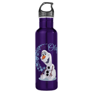 Olaf Wave of Snowflakes Water Bottle