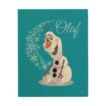 Olaf | Wave Of Snowflakes Wood Wall Decor by frozen at Zazzle