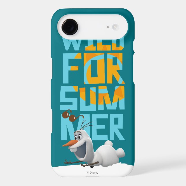 Olaf | Wild for Summer with Orange Circle Case-Mate iPhone Case (Back)
