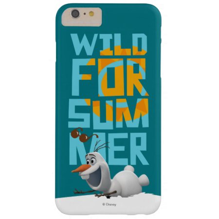 Olaf | Wild For Summer With Orange Circle Barely There Iphone 6 Plus C