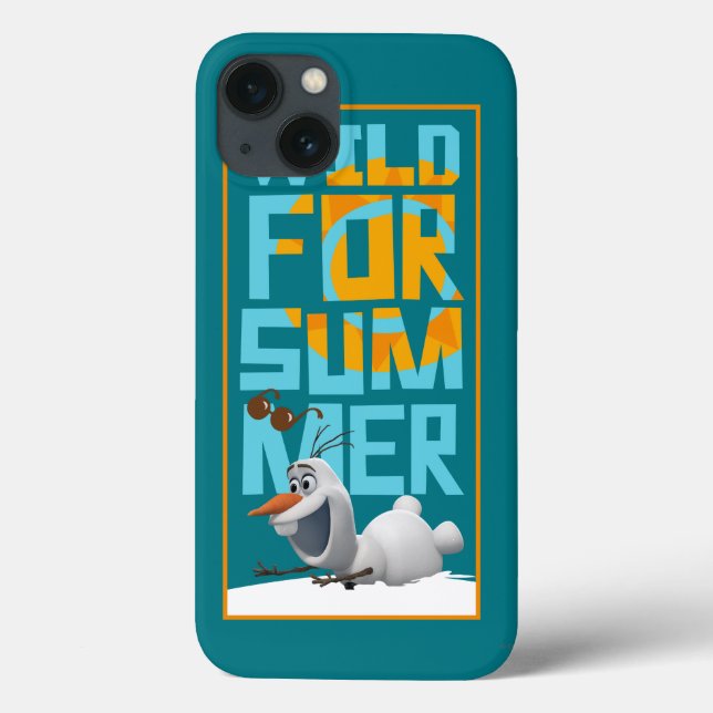Olaf | Wild for Summer with Orange Circle Case-Mate iPhone Case (Back)