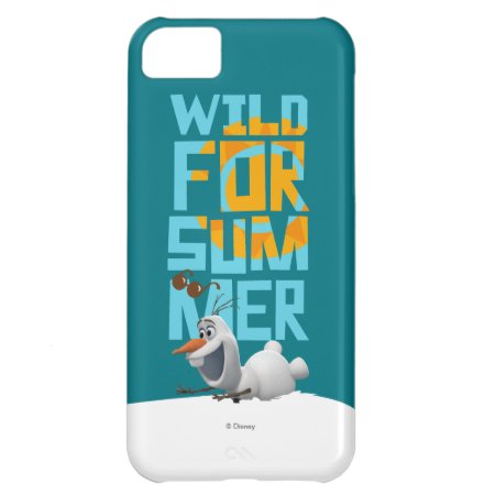 Olaf | Wild For Summer With Orange Circle Iphone 5c Case