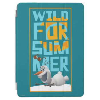 Olaf | Wild For Summer With Orange Circle Ipad Air Cover by frozen at Zazzle