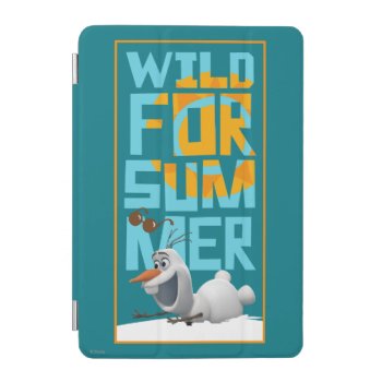 Olaf | Wild For Summer With Orange Circle Ipad Mini Cover by frozen at Zazzle