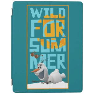 Olaf Wild for Summer with Orange Circle iPad Smart Cover