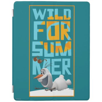 Olaf | Wild For Summer With Orange Circle Ipad Smart Cover by frozen at Zazzle