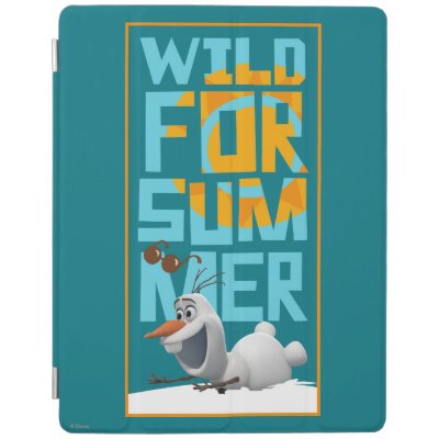 Olaf | Wild for Summer with Orange Circle iPad Smart Cover