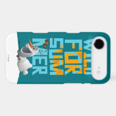 Olaf | Wild for Summer with Orange Circle iPod Touch (5th Generation) Cover (Back (Horizontal))