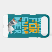 Olaf | Wild for Summer with Orange Circle iPod Touch (5th Generation) Cover (Back (Horizontal))