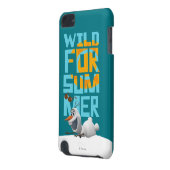 Olaf | Wild for Summer with Orange Circle iPod Touch (5th Generation) Cover (Back Left)
