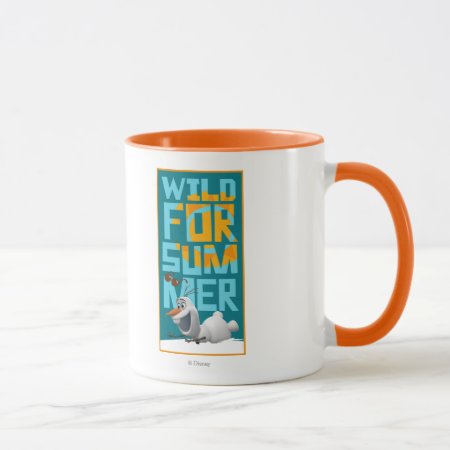 Olaf | Wild For Summer With Orange Circle Mug