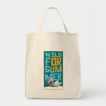 Olaf | Wild For Summer With Orange Circle Tote Bag