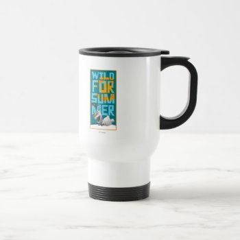 Olaf | Wild For Summer With Orange Circle Travel Mug by frozen at Zazzle