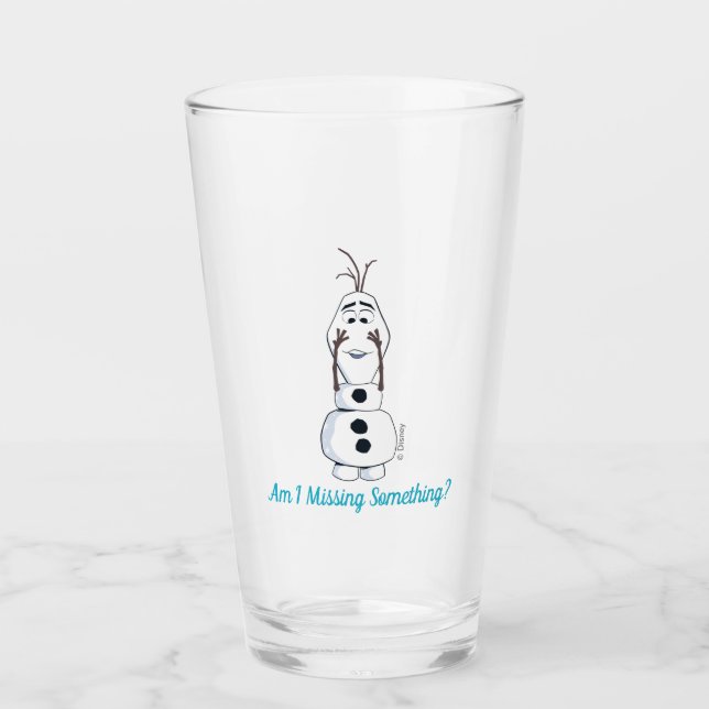 Olaf With No Nose Glass (Front)