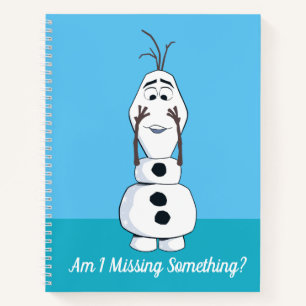 Olaf With No Nose Notebook