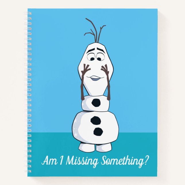 Olaf With No Nose Notebook (Front)