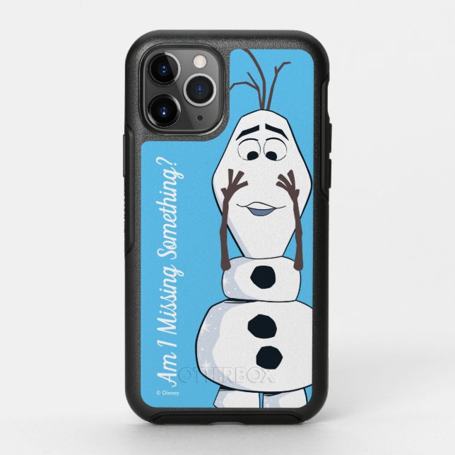 Olaf With No Nose Otterbox iPhone Case (Back)