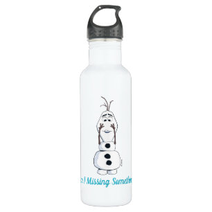 Olaf With No Nose Stainless Steel Water Bottle