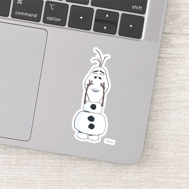 Olaf With No Nose Sticker (Detail)