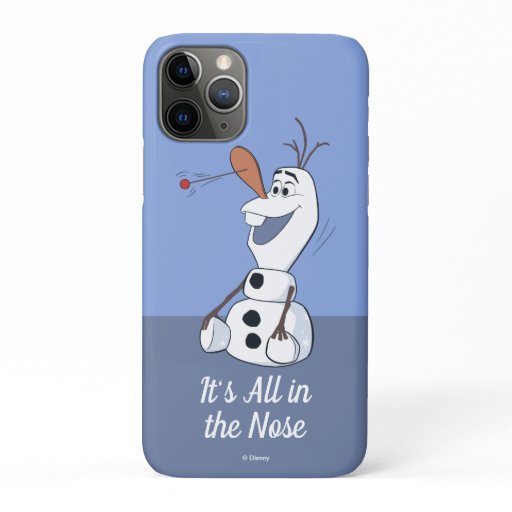 Olaf With Paddle Ball Nose iPhone 11 Pro Case