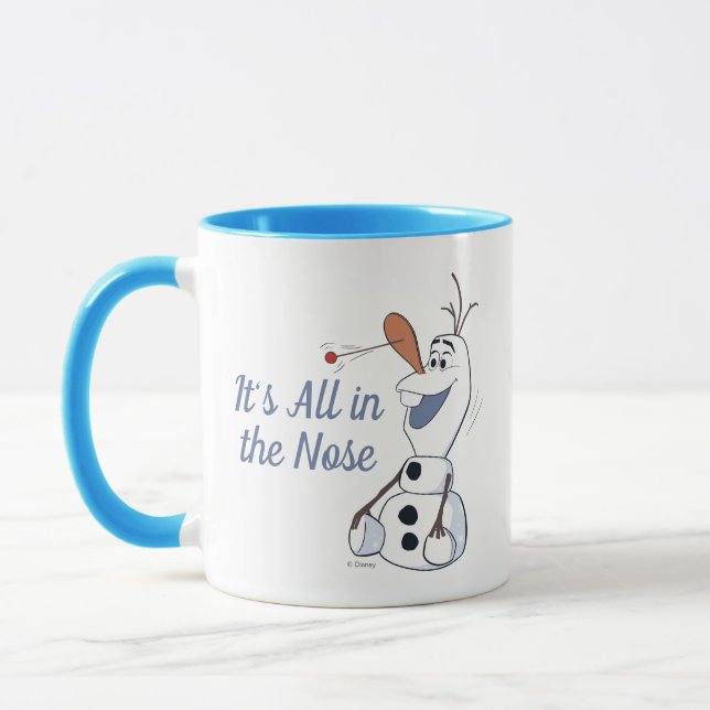Olaf With Paddle Ball Nose Mug (Left)