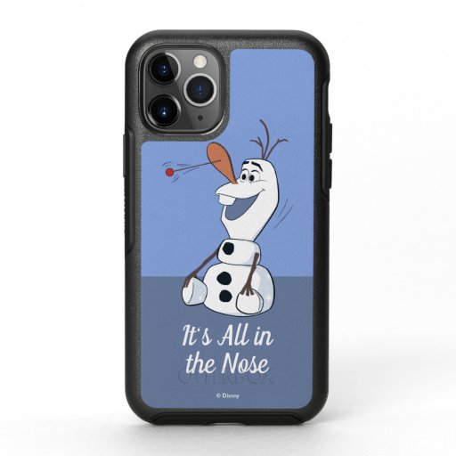Olaf With Paddle Ball Nose OtterBox Symmetry iPhone 11 Pro Case