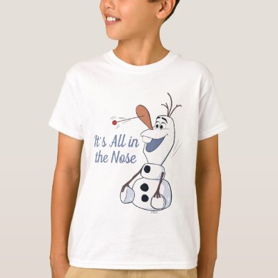 Disney Frozen Olaf T-Shirt experto en la nieve Edad 7-8 años rojo niños camiseta