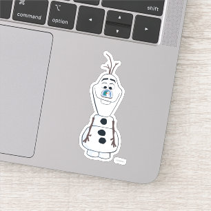 Olaf With Snowglobe Nose Sticker
