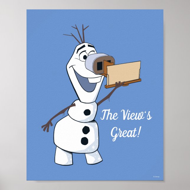 Olaf With Viewfinder Nose Poster (Front)