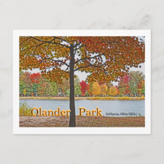 Olander Park, Sylvania,Ohio USA/Autumn Colors Postcard