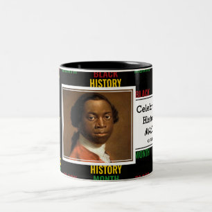 OLAUDAH EQUIANO Unknown Man Black History Month Two-Tone Coffee Mug