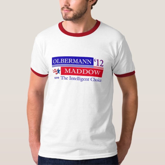 Olbermann Maddow 2012 t-shirt (Front)