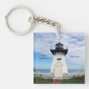 Olcott Lighthouse acrylic key chain