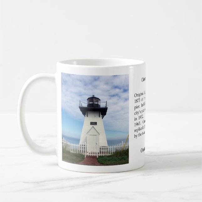 Olcott Lighthouse coffee mug (Left)