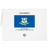 Old 1766 Connecticut Map Cards (Back Horizontal)