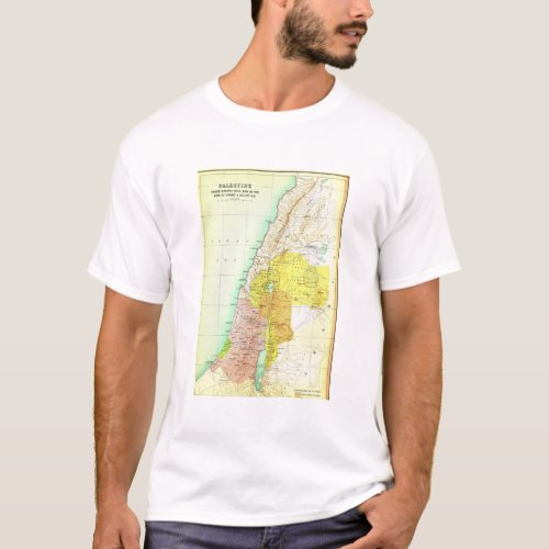 Old 27AD Christ Palestine Map T_Shirt
