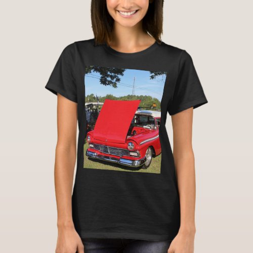 OLD  55 FORD WAGON CLASSIC CAR T_Shirt