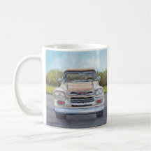 Old '58 Chevy Truck Art Mug