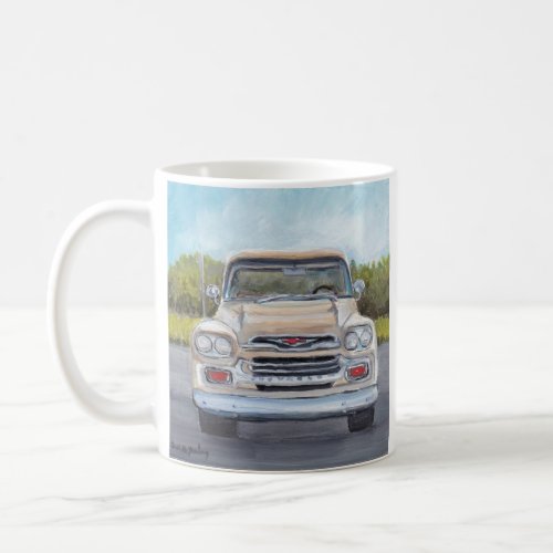 Old 58 Chevy Truck Art Mug