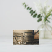Old Abandoned Antique Furniture Business Card (Standing Front)