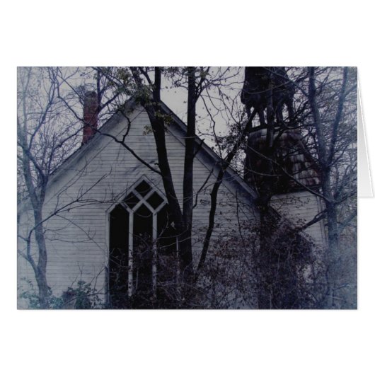 Old Abandoned Church Cards (Front Horizontal)