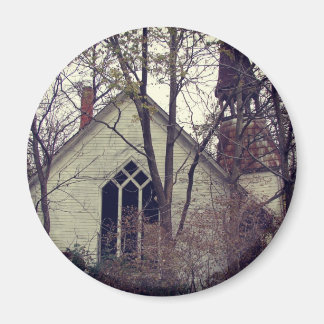 Old Abandoned Church Magnet