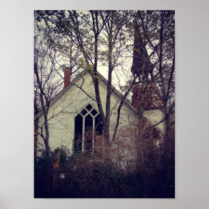 Old Abandoned Church Poster