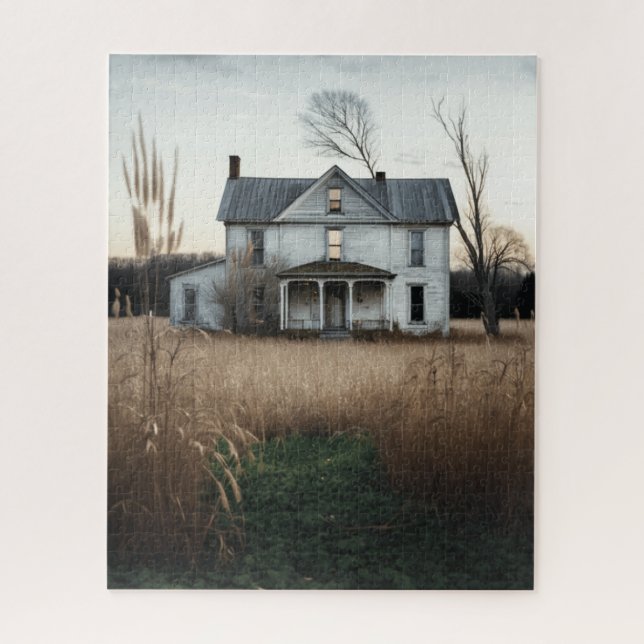 Old Abandoned Farmhouse Jigsaw Puzzle (Vertical)