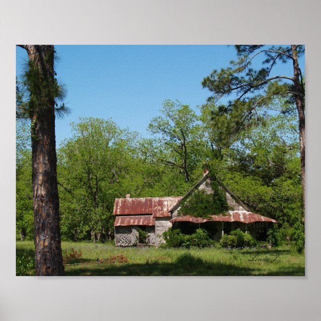 Old Abandoned Home in South GA Canvas Print (Front)