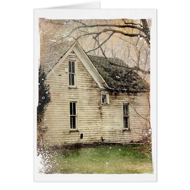 Old Abandoned House Cards (Front)