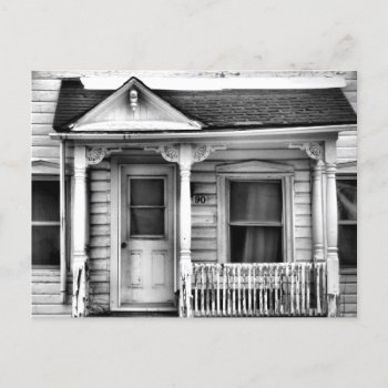 Old Abandoned House Number 90 Bw Postcard by M_Sylvia_Chaume at Zazzle
