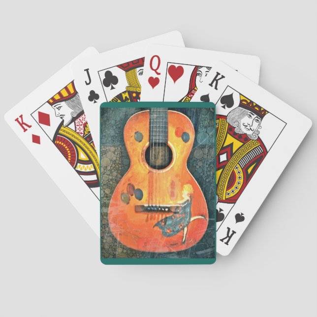 Old Acoustic Playing Cards (Back)