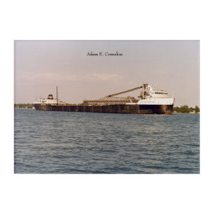 old Adam E. Cornelius acrylic wall art
